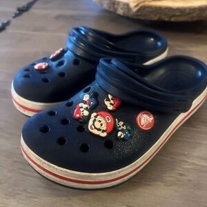 CROCS Kids Navy Cartoon Slippers
